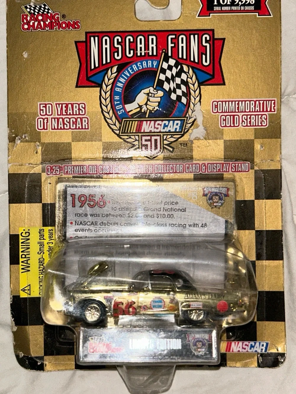 Racing Champions 1998, Nascar 50th Anniversary, Gold Series, Issue #8